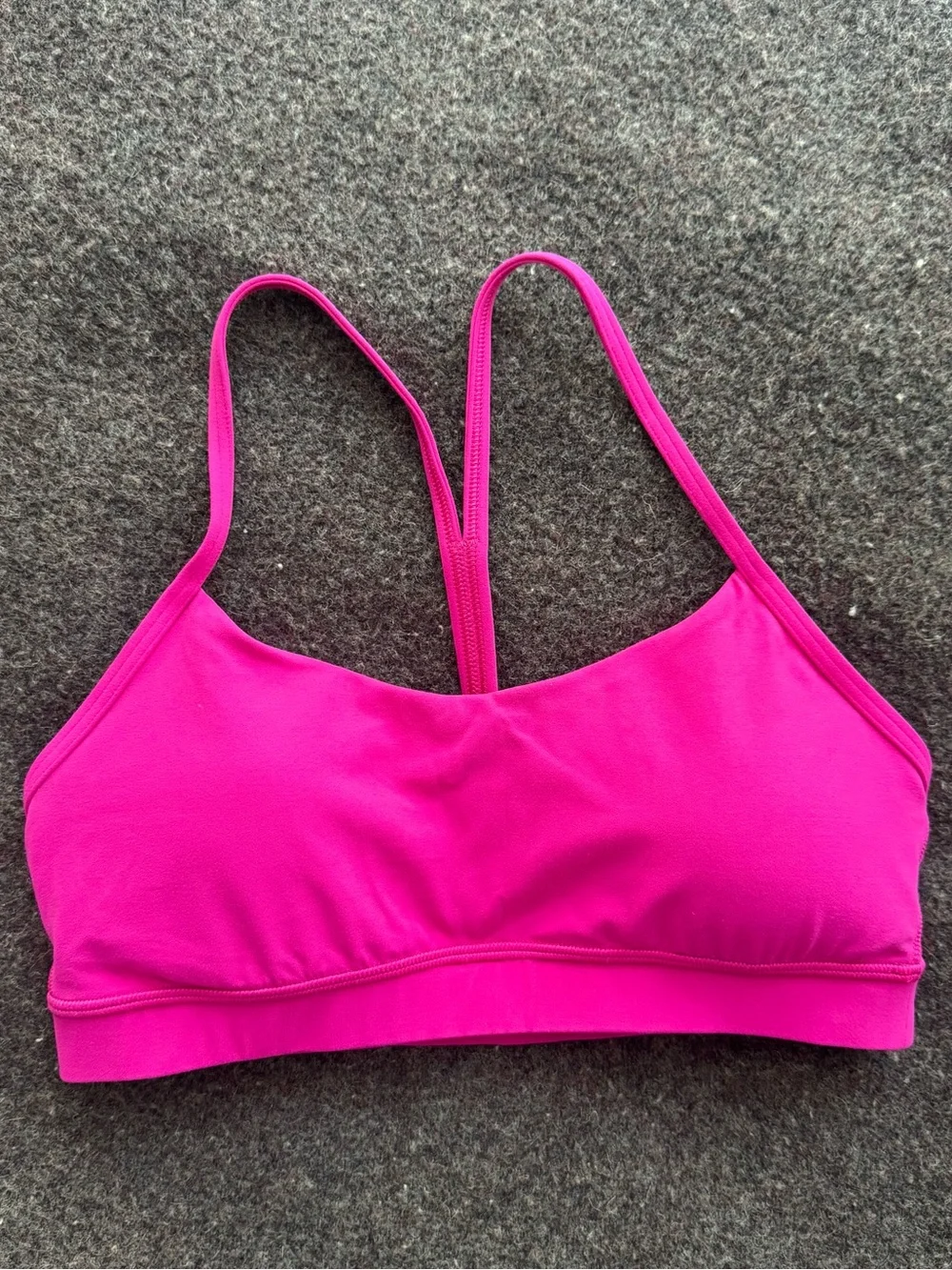 lululemon athletica Hot Pink Strappy Sports Bra